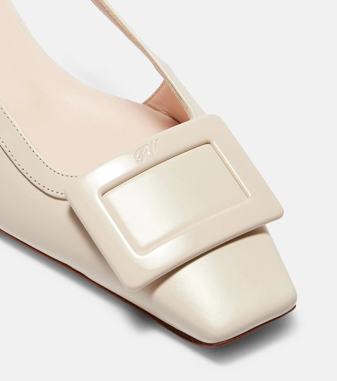 Roger Vivier - Belle Vivier 25 leather ballet flats