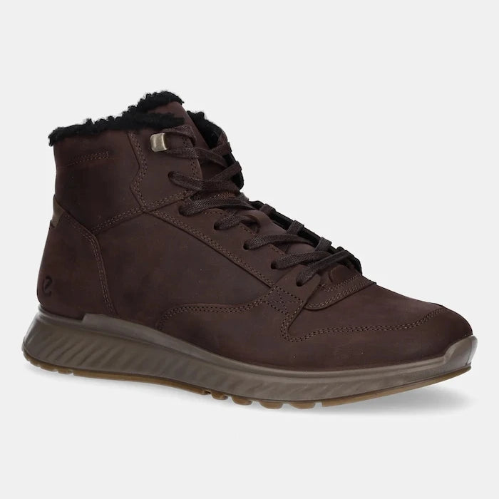 Обувки от набук Ecco Exostride Mid Warm