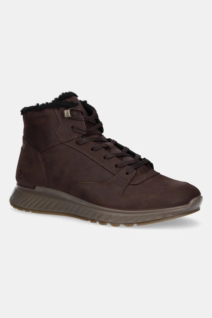 Обувки от набук Ecco Exostride Mid Warm