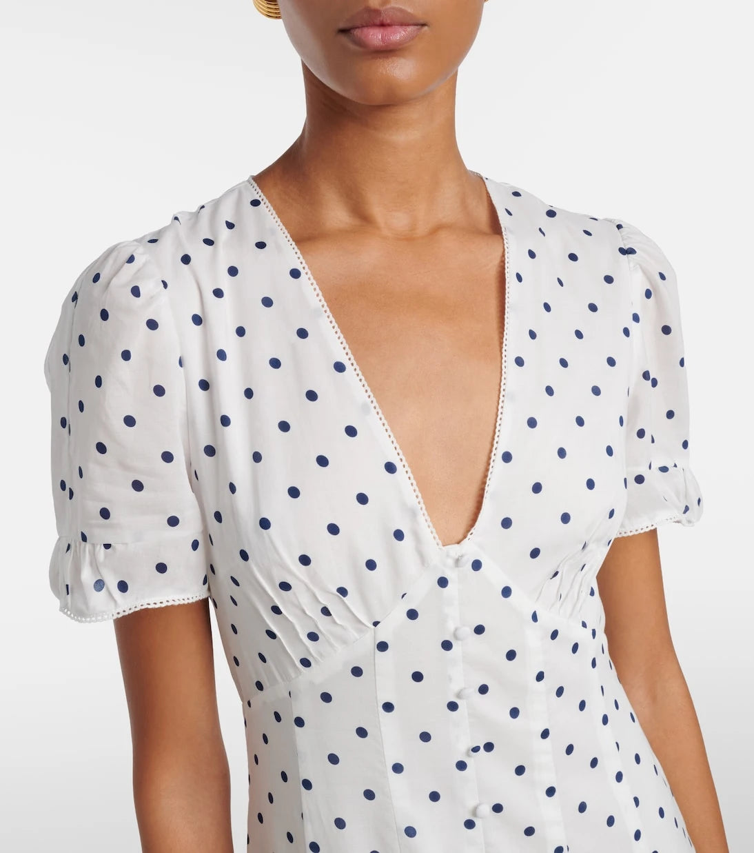 Posse - Paloma polka-dot maxi dress