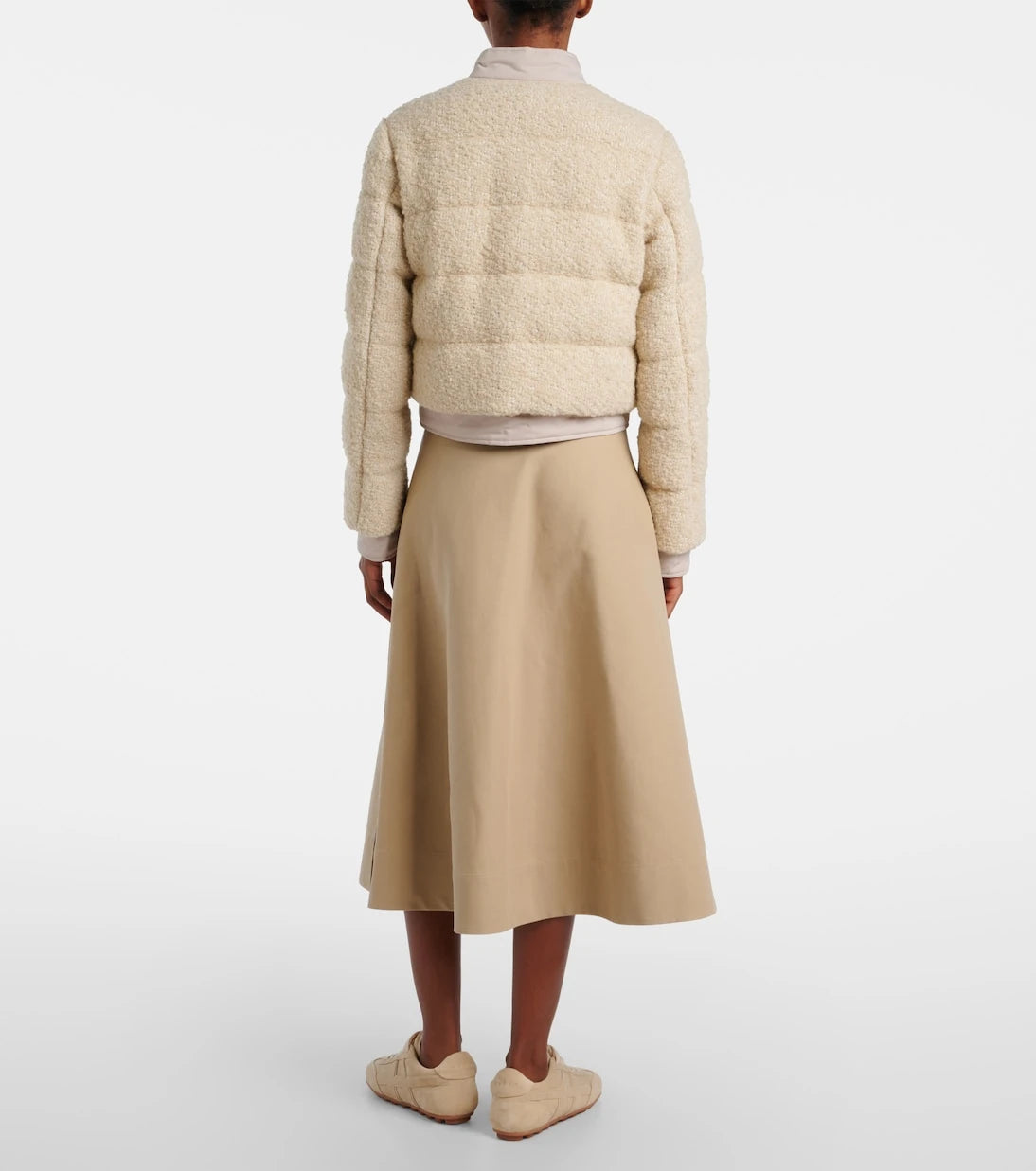 Moncler - جاكيت Blandy المبطّن من التويد