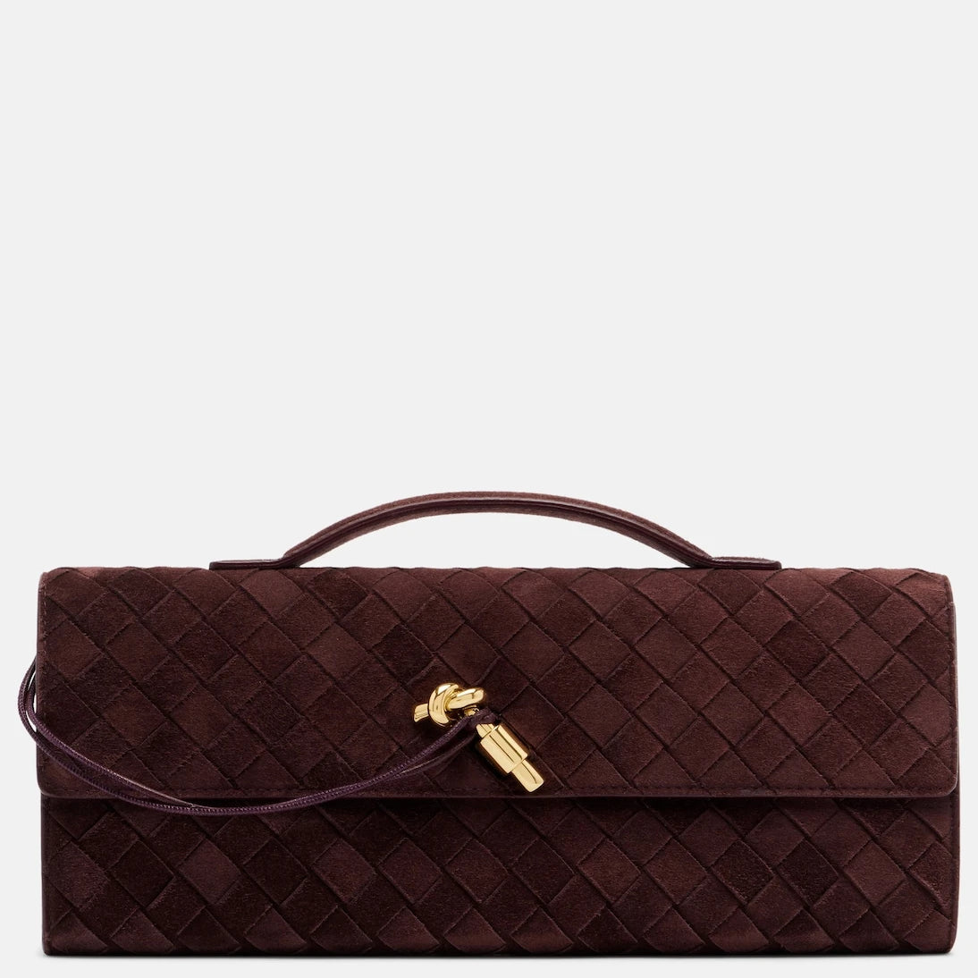 Bottega Veneta - Andiamo suede clutch