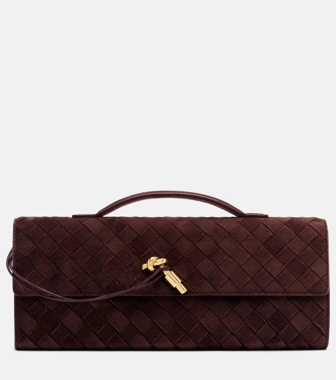 Bottega Veneta - Andiamo suede clutch