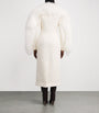 Virgin Wool Boa Coat 110 OFF-WHITE
