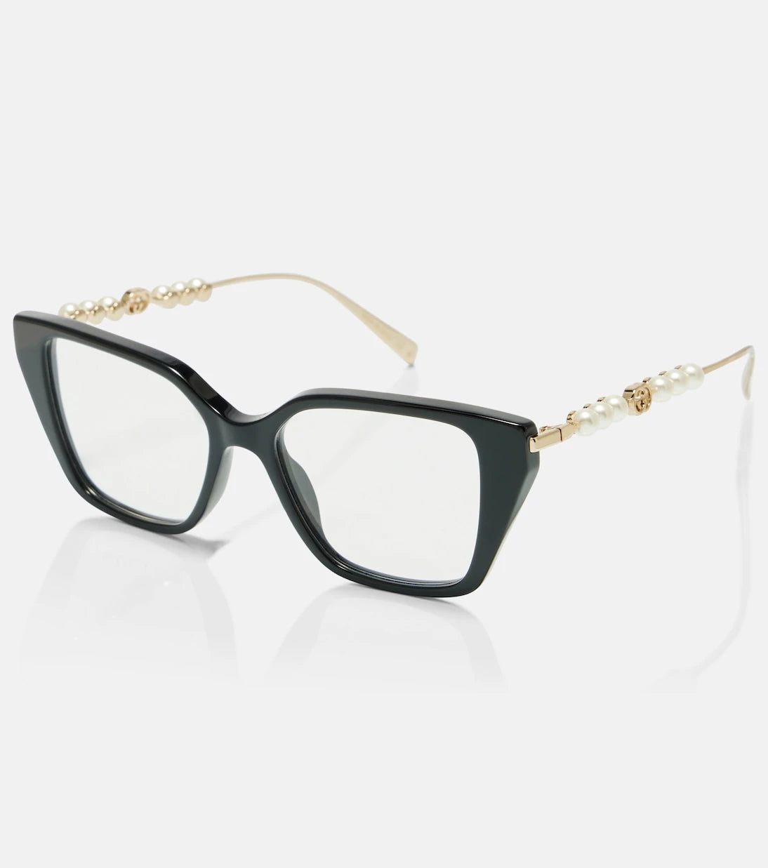 Gucci - Interlocking G embellished cat-eye glasses