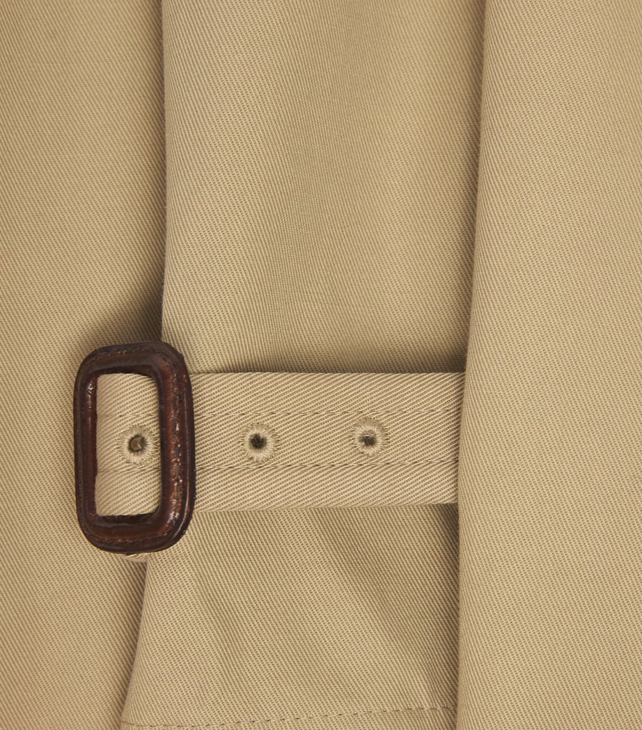 Polo Ralph Lauren Beige Double-Breasted Trench Coat