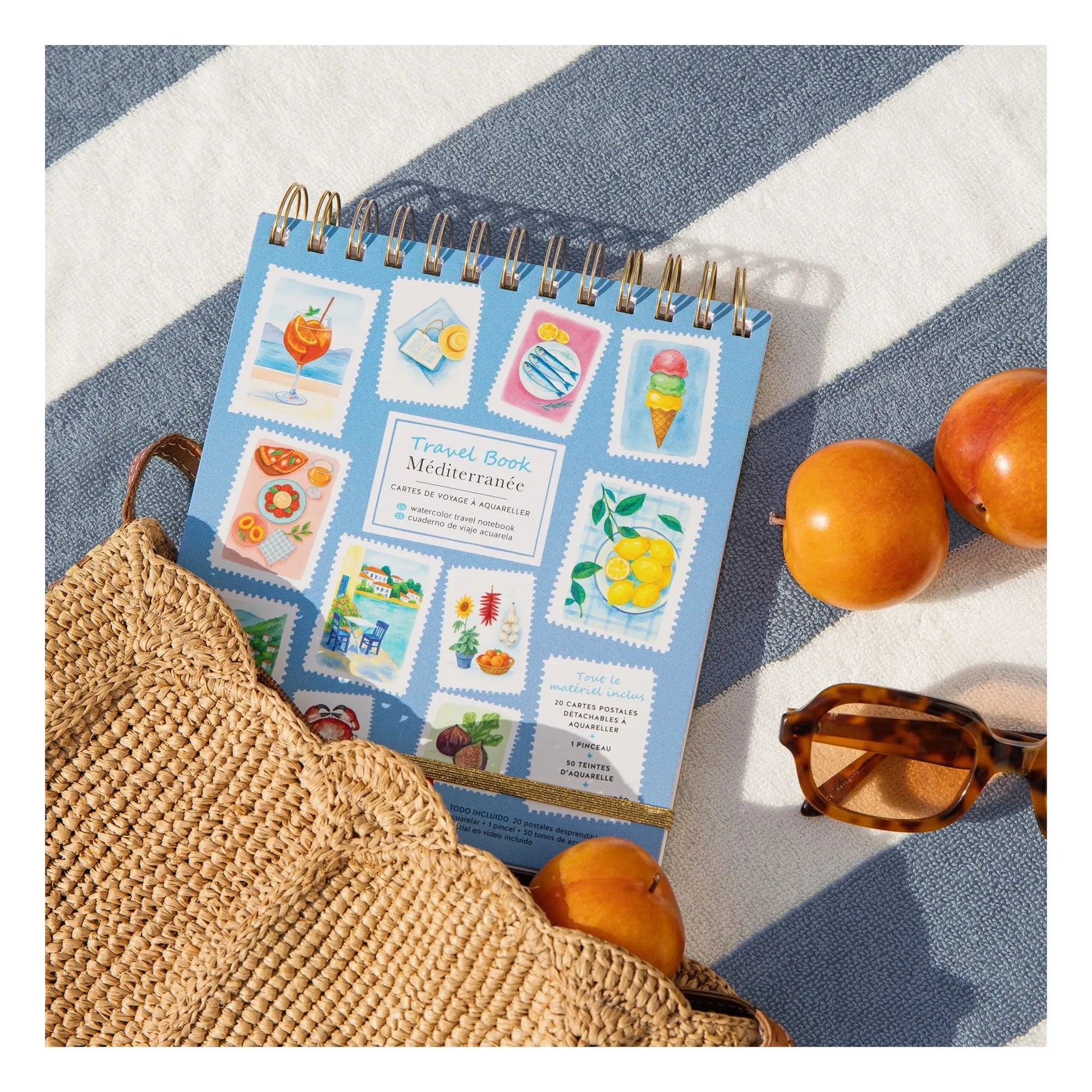 La Petite Épicerie - Watercolor notebook - Mediterranean