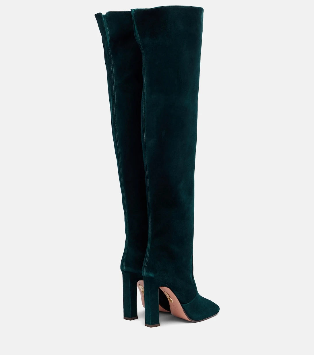 Aquazzura - Joplin 105 suede knee-high boots