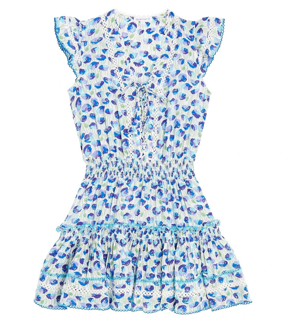 Poupette St Barth Kids - Anais printed ruffled dress