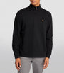 Polo Ralph Lauren Black Cotton Quarter-Zip Sweater