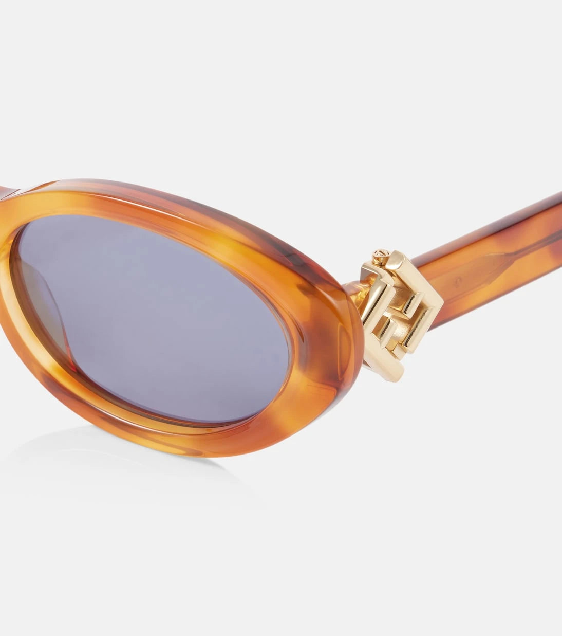 Fendi - FF Diamonds oval sunglasses