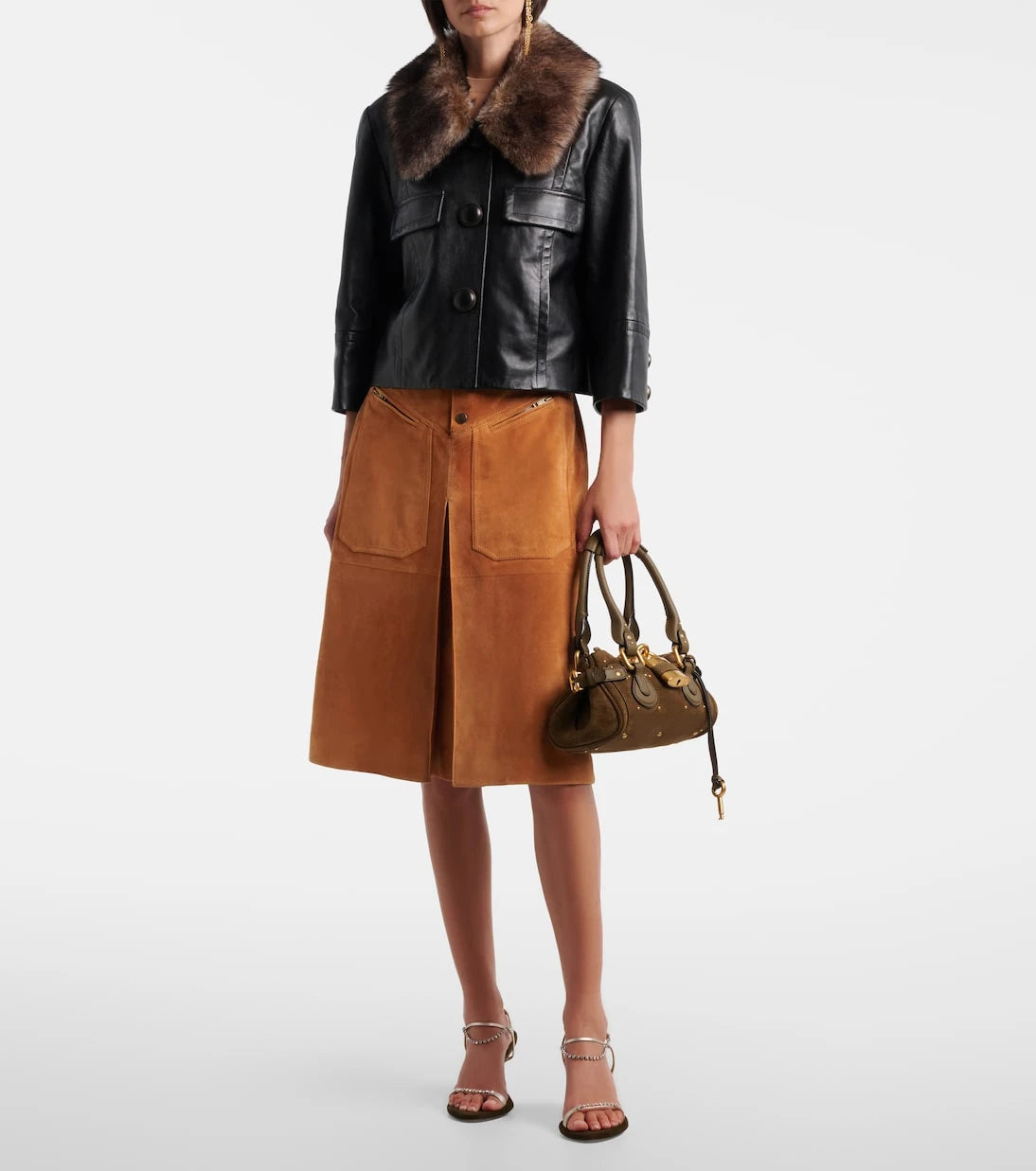 Chloé - Paddington Small suede shoulder bag