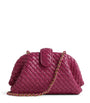 Bottega Veneta Pink Small Leather Lauren 1980 Clutch Bag