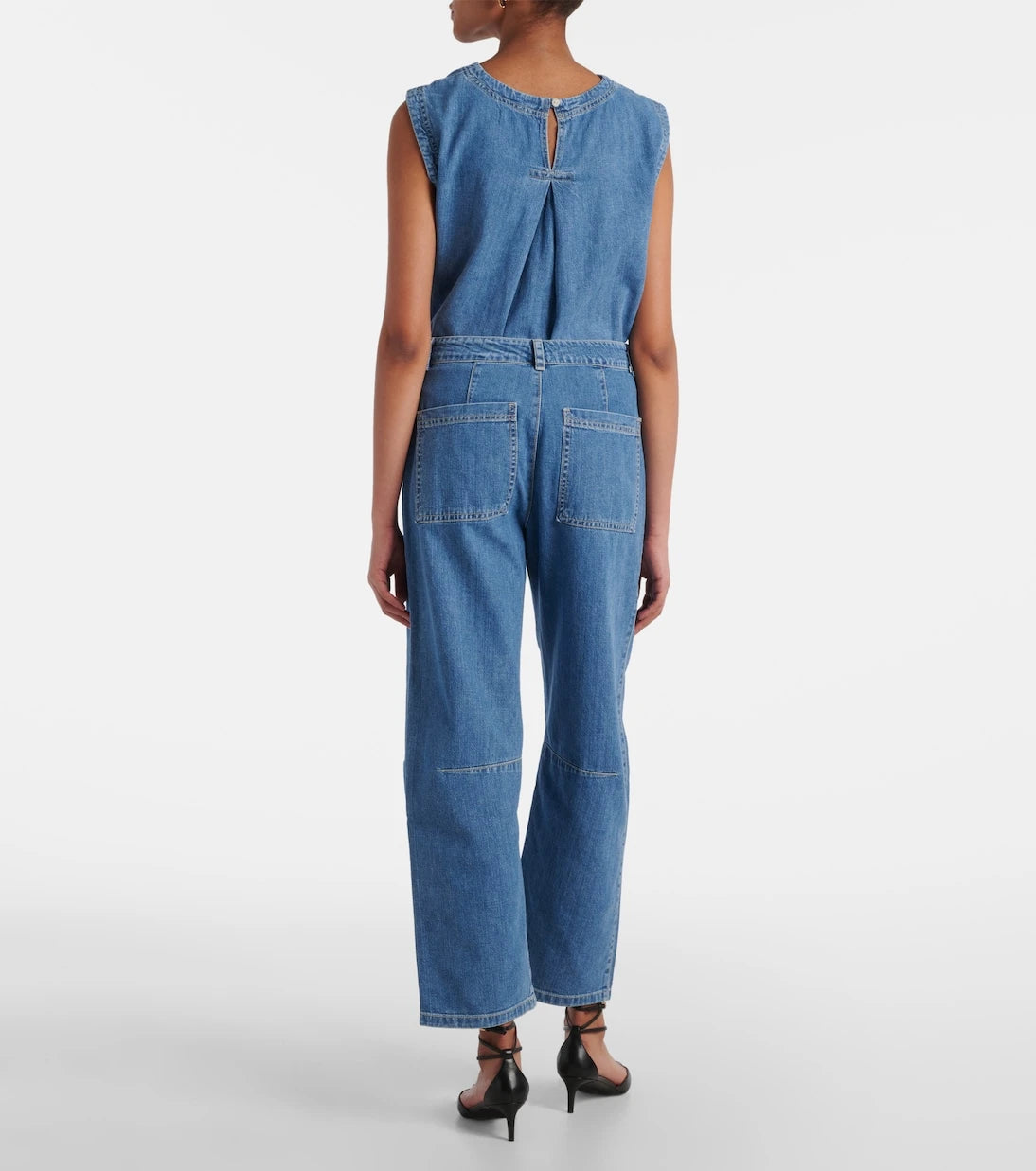 Velvet - Farah cropped barrel-leg jeans