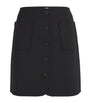 Claudie Pierlot Black Wool-Blend Mini skirt