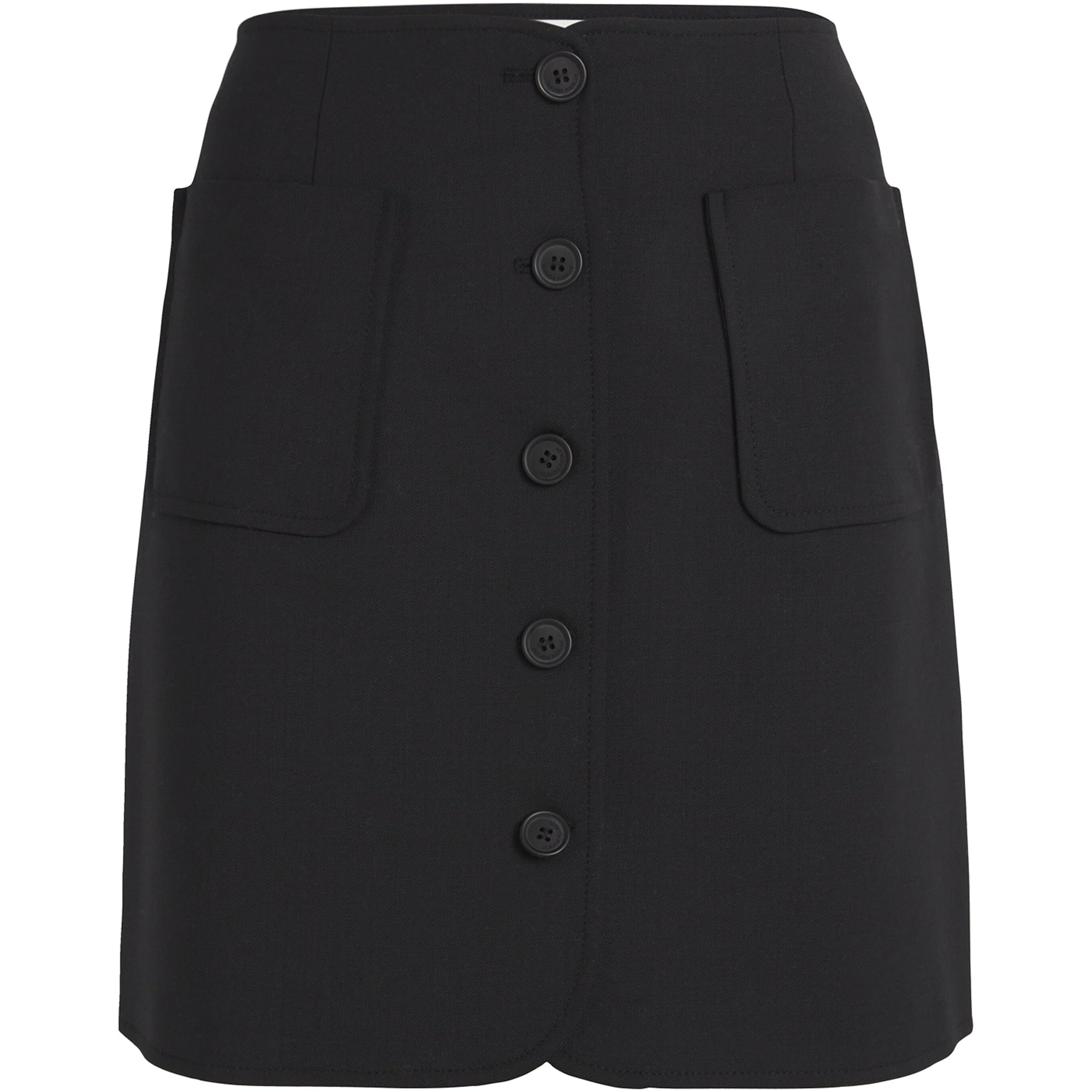 Claudie Pierlot Black Wool-Blend Mini skirt