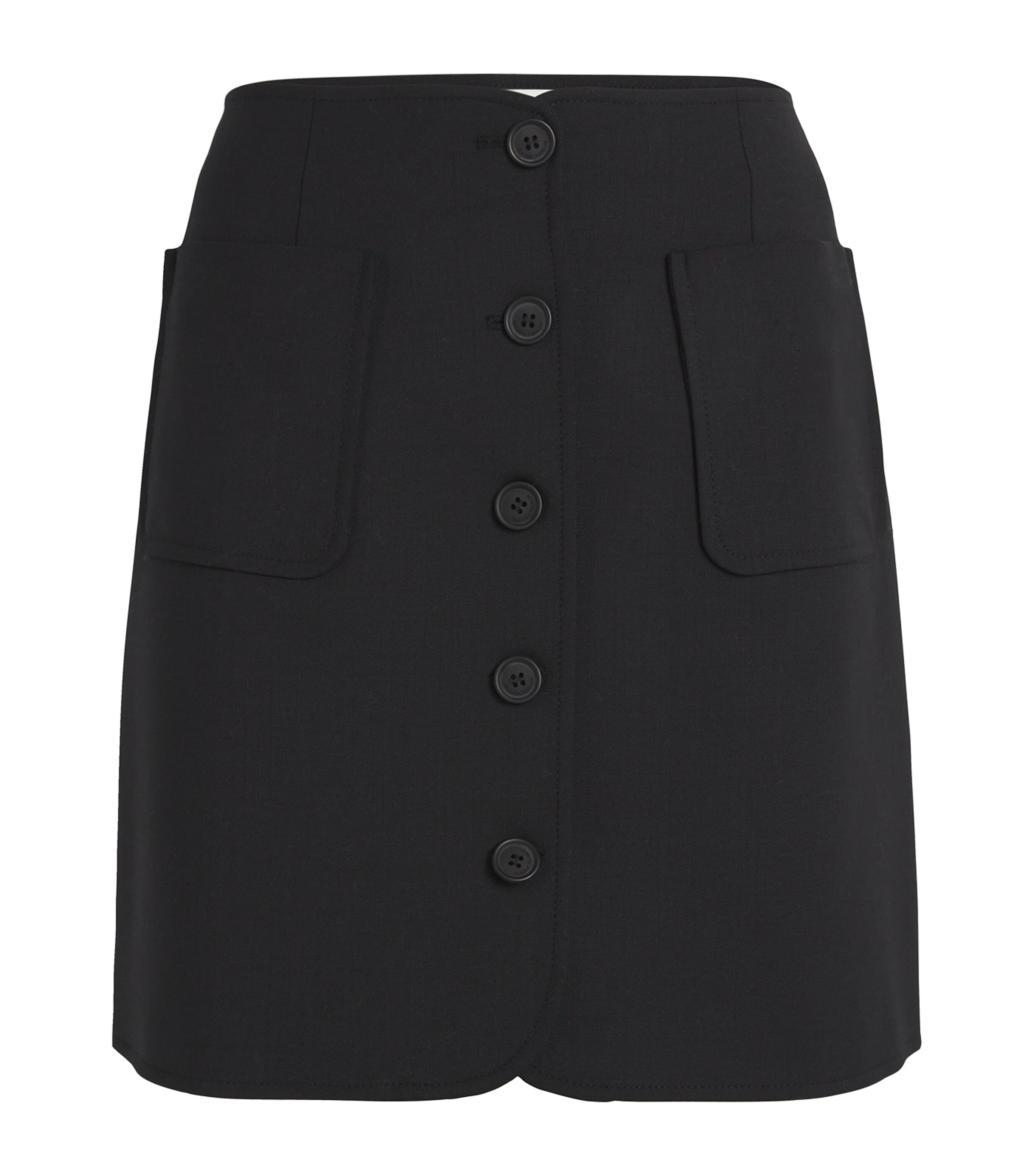 Claudie Pierlot Black Wool-Blend Mini skirt
