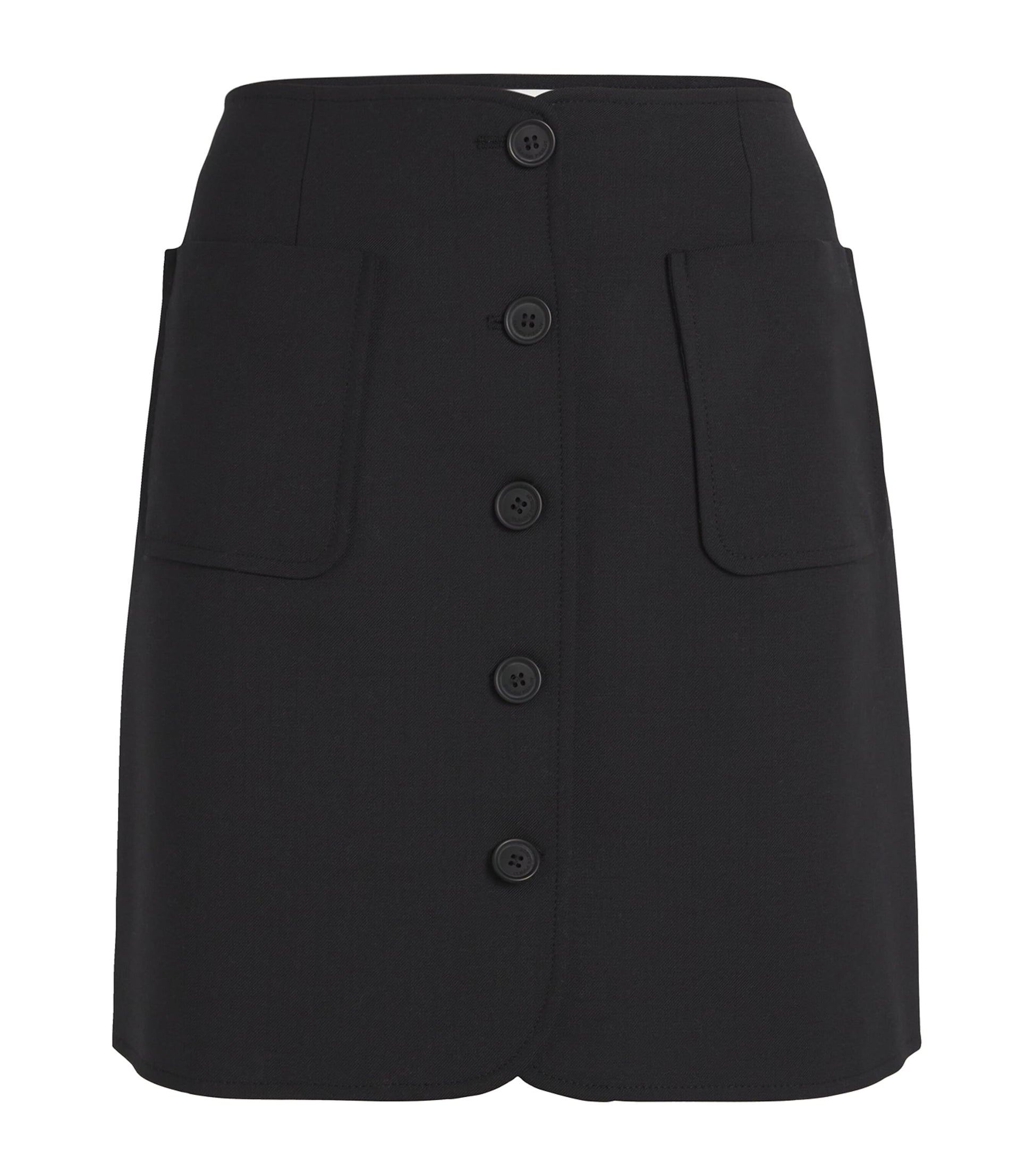 Claudie Pierlot Black Wool-Blend Mini skirt