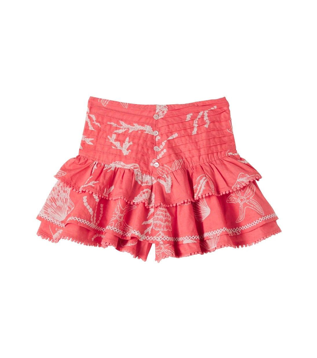 Poupette St Barth Kids - Alizee printed cotton skort