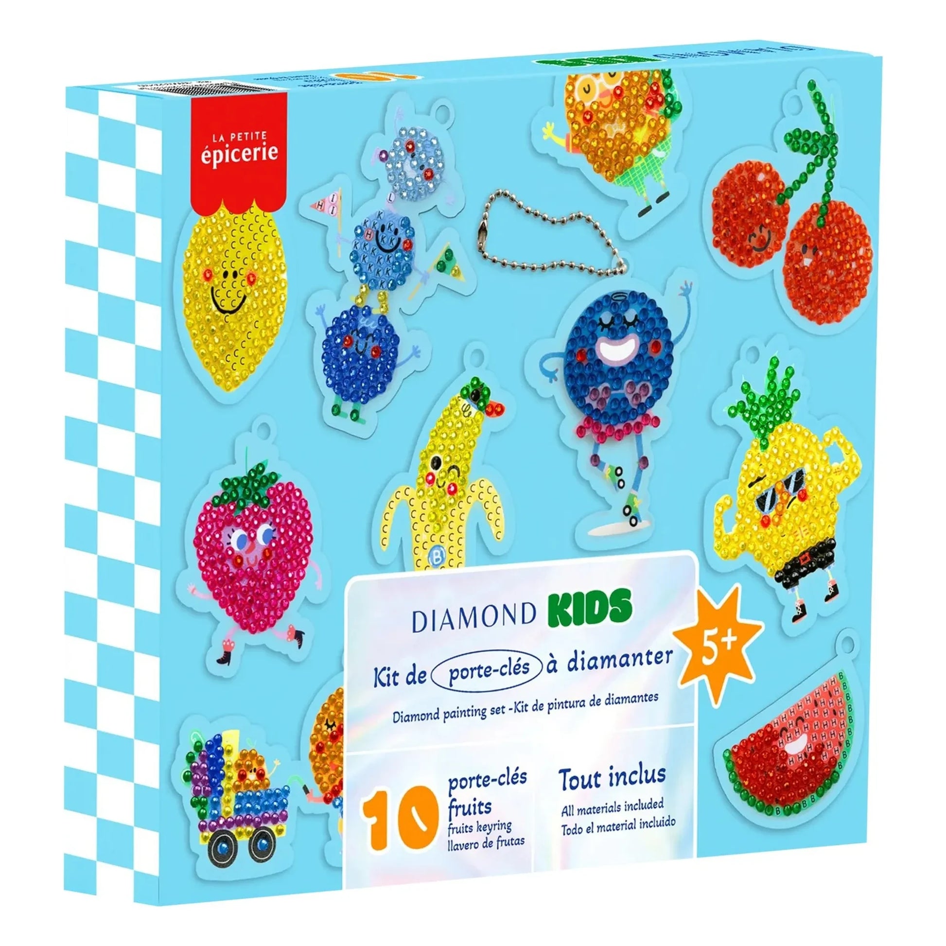 La Petite Épicerie - Children's Diamond painting kit - Key ring