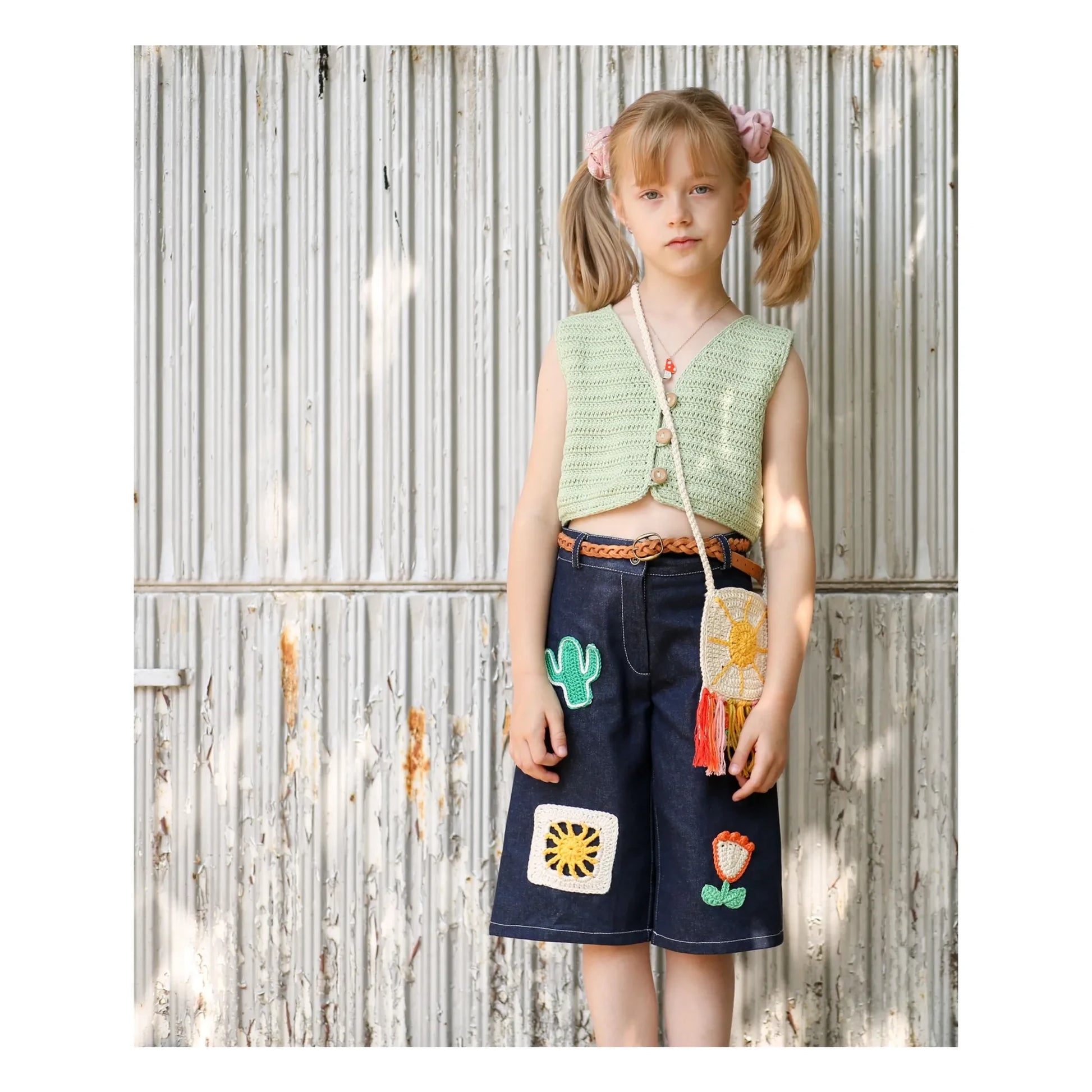 Kalinka - Bermuda Denim Nikol Patches | Dark Blue