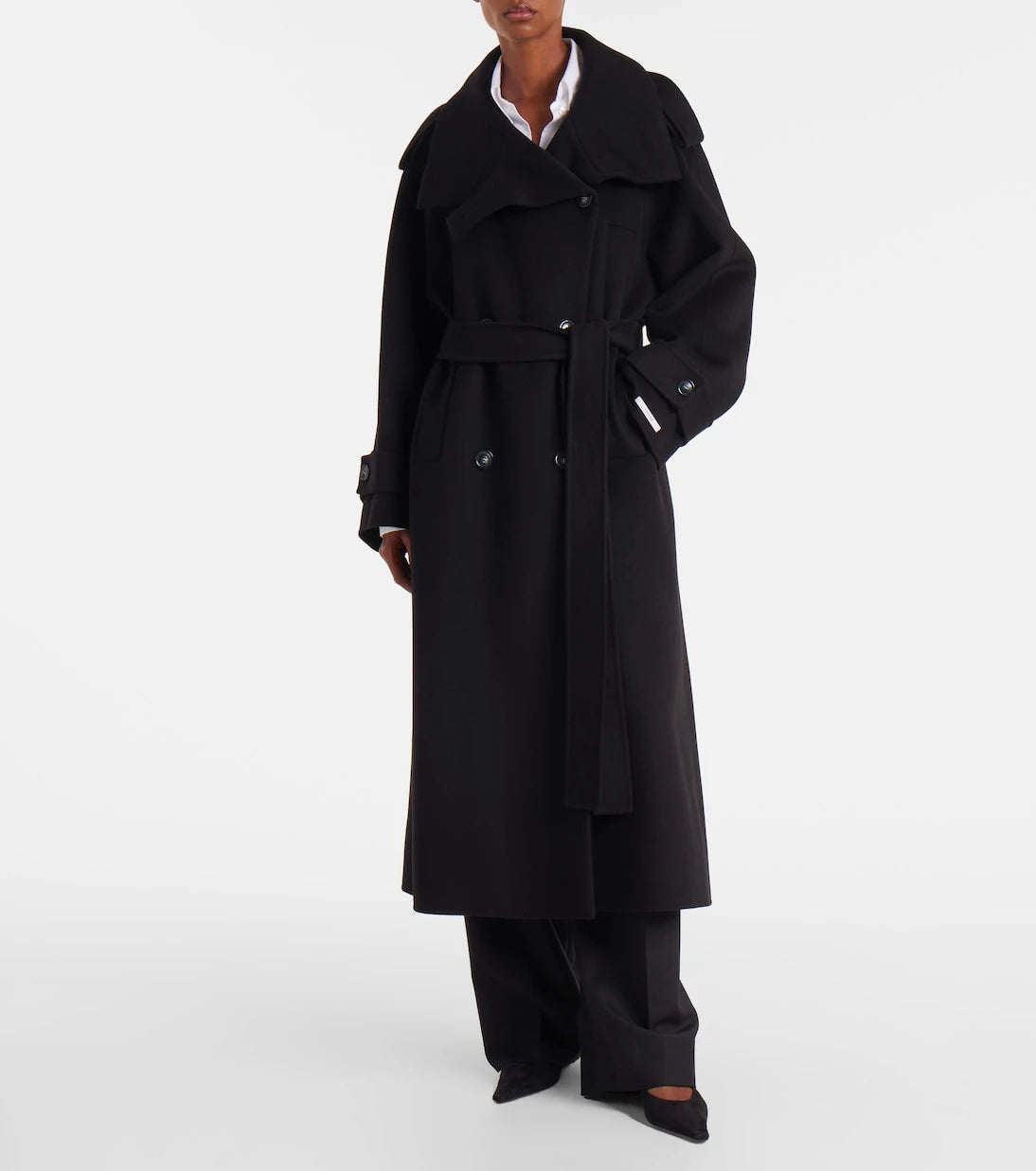 Sportmax - Yole virgin wool trench coat