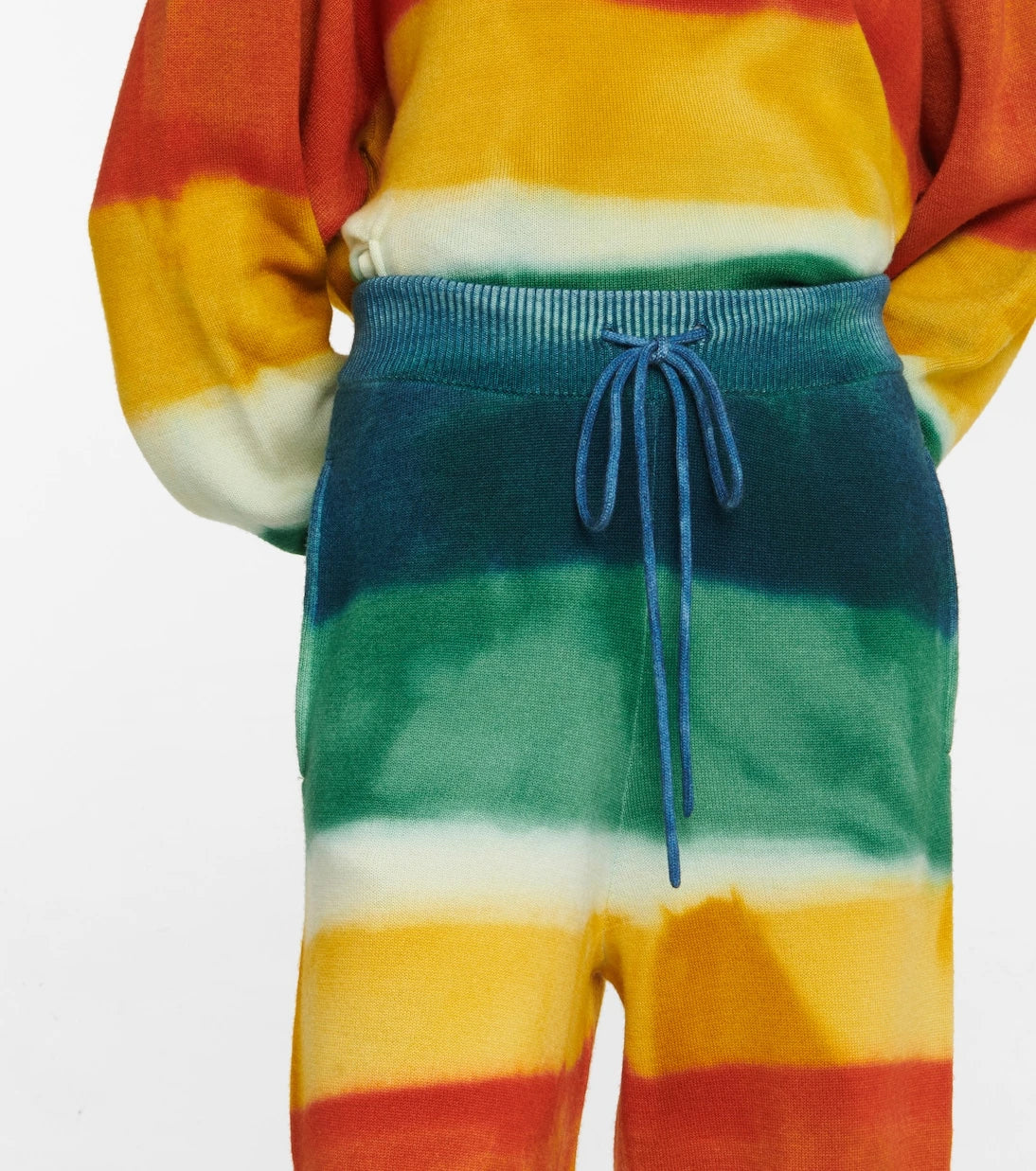 Alanui - Paradise striped sweatpants