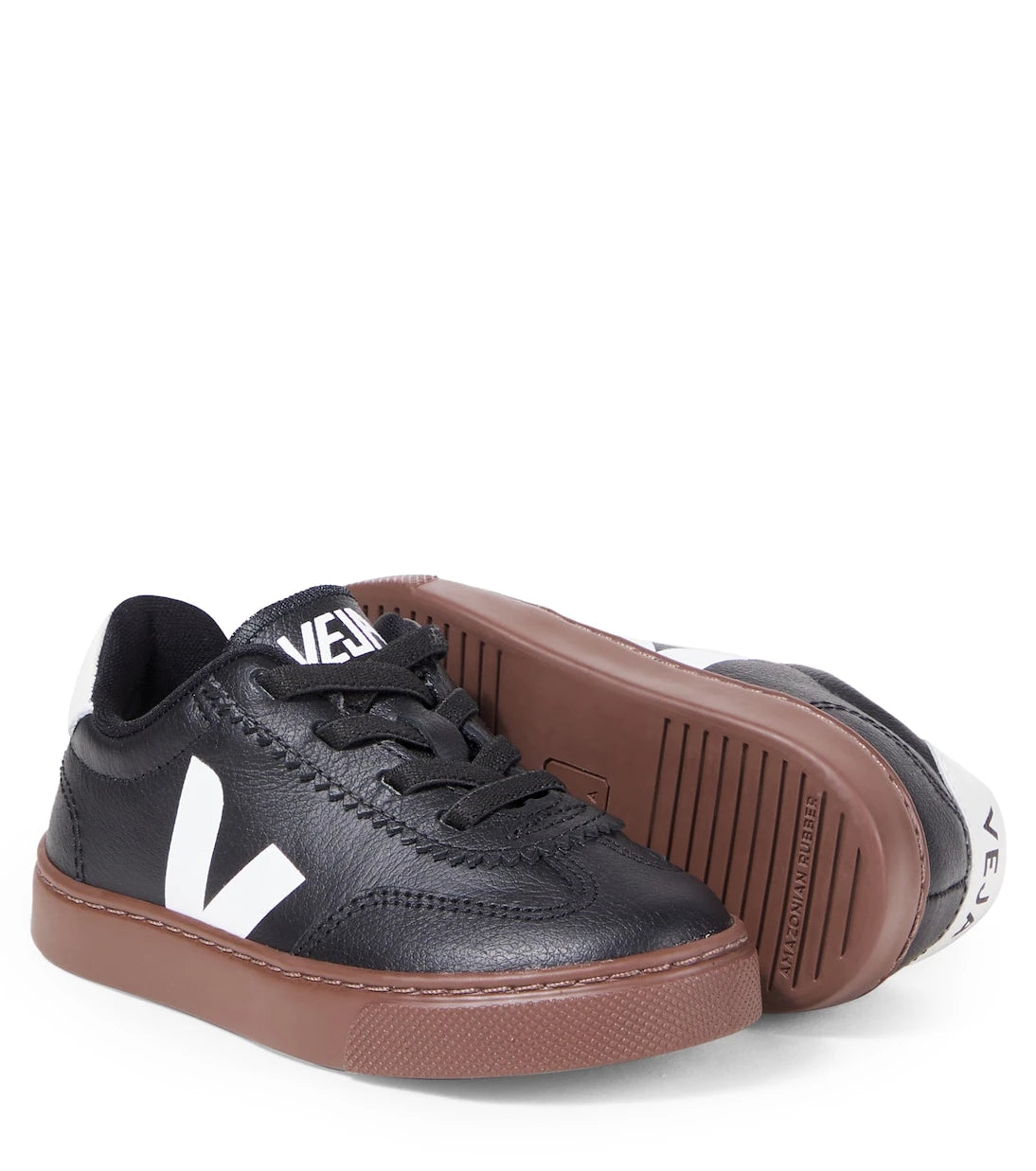 Veja Kids - Volley leather sneakers