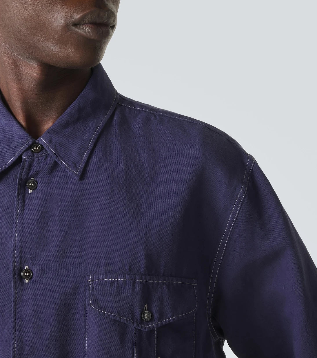 Studio Nicholson - Louro cotton and linen shirt
