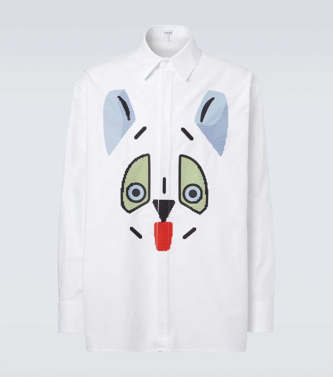 Loewe - x Louis Wain cotton Oxford shirt