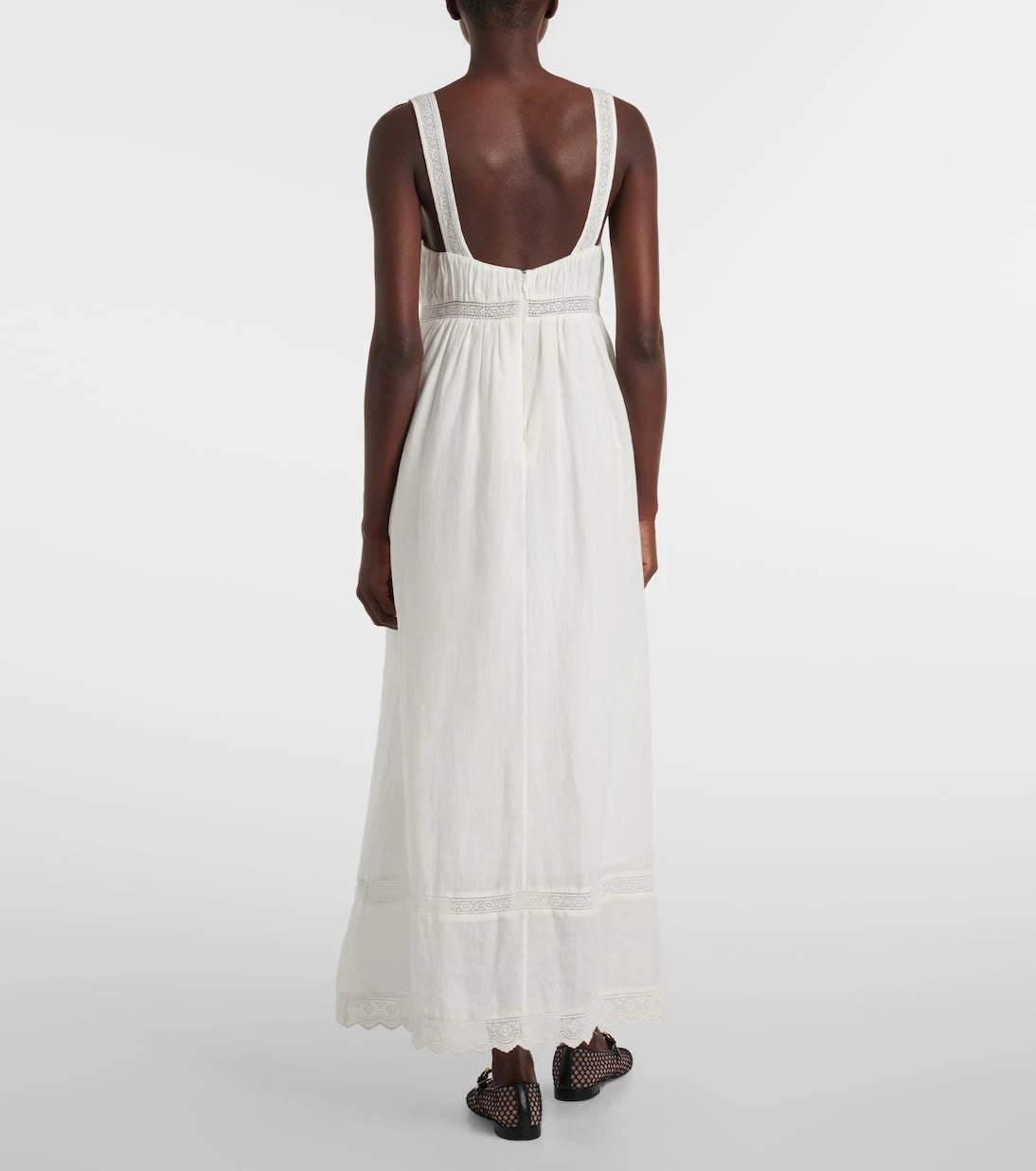 Posse - Grace lace-trimmed maxi dress