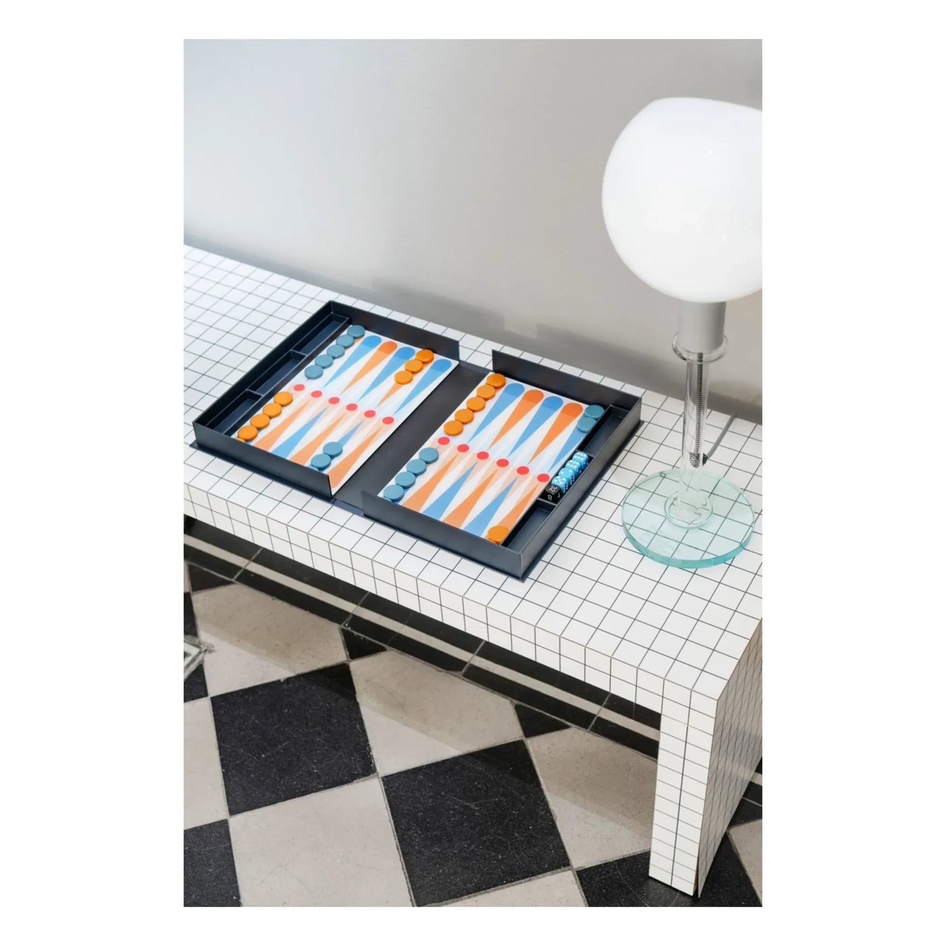 PrintWorks - Backgammon game | Dark grey