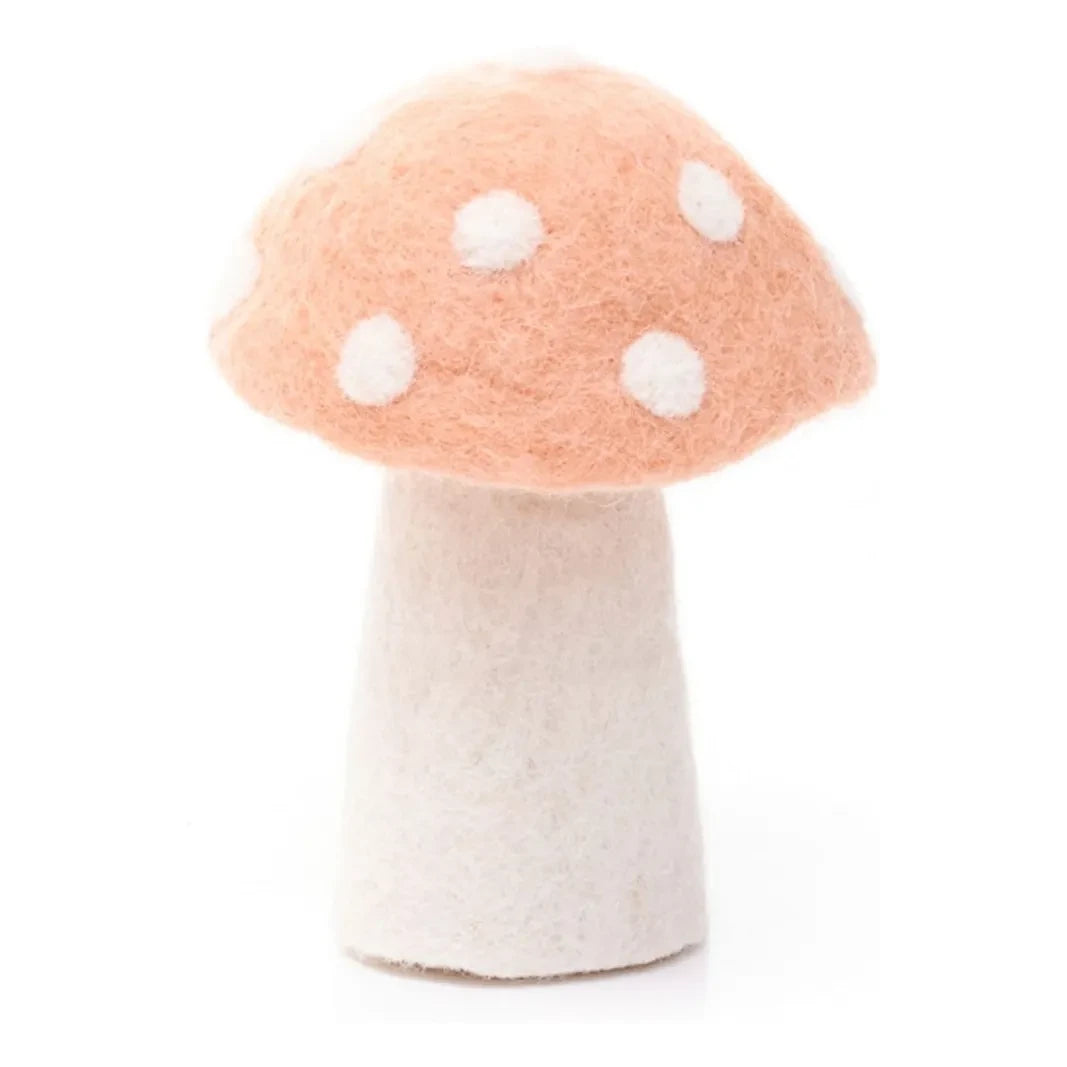 Muskhane - Dotty felt mushrooms - Set of 3 | Blush