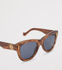 Brown Vintage Screen Sunglasses