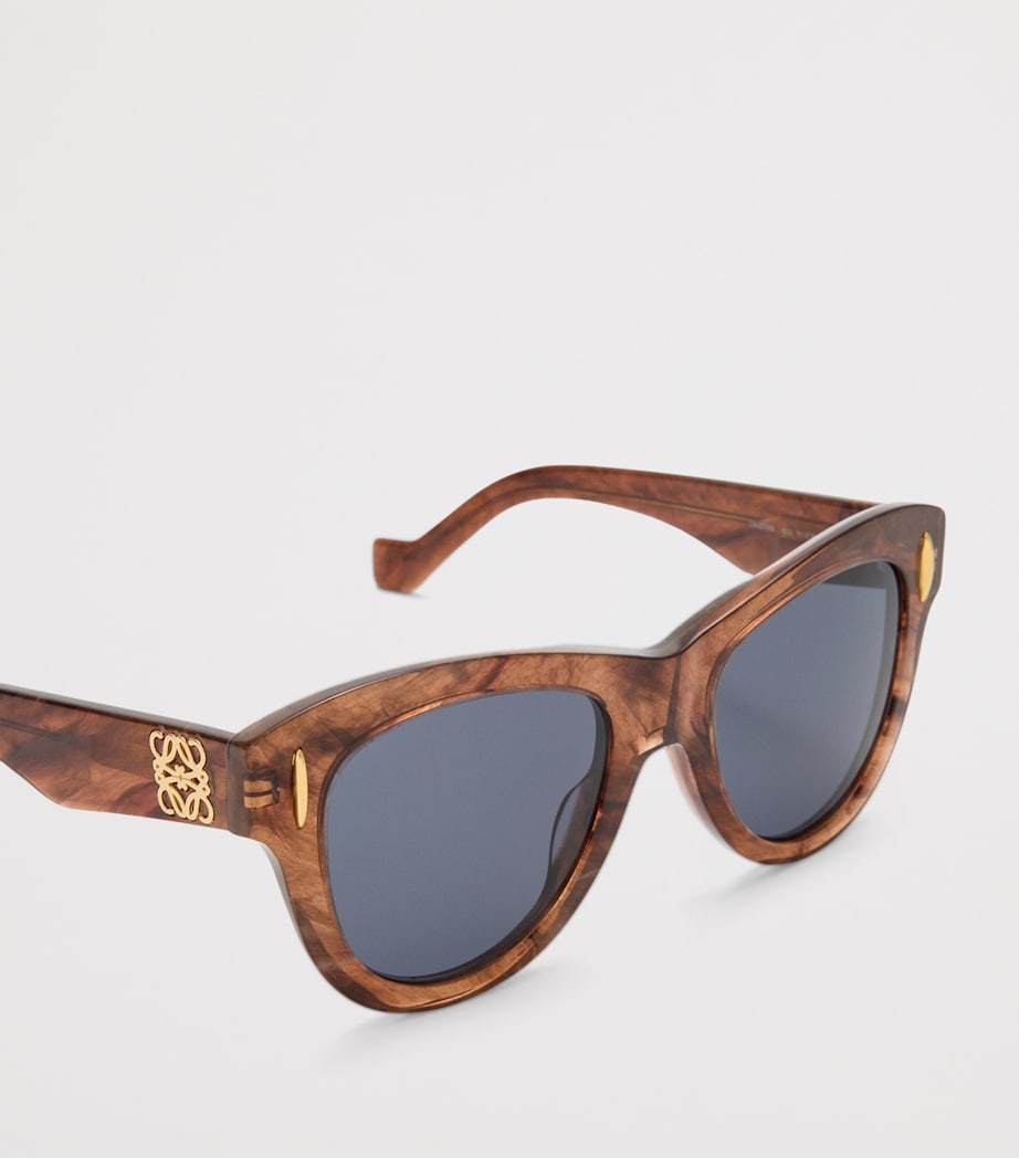 Brown Vintage Screen Sunglasses