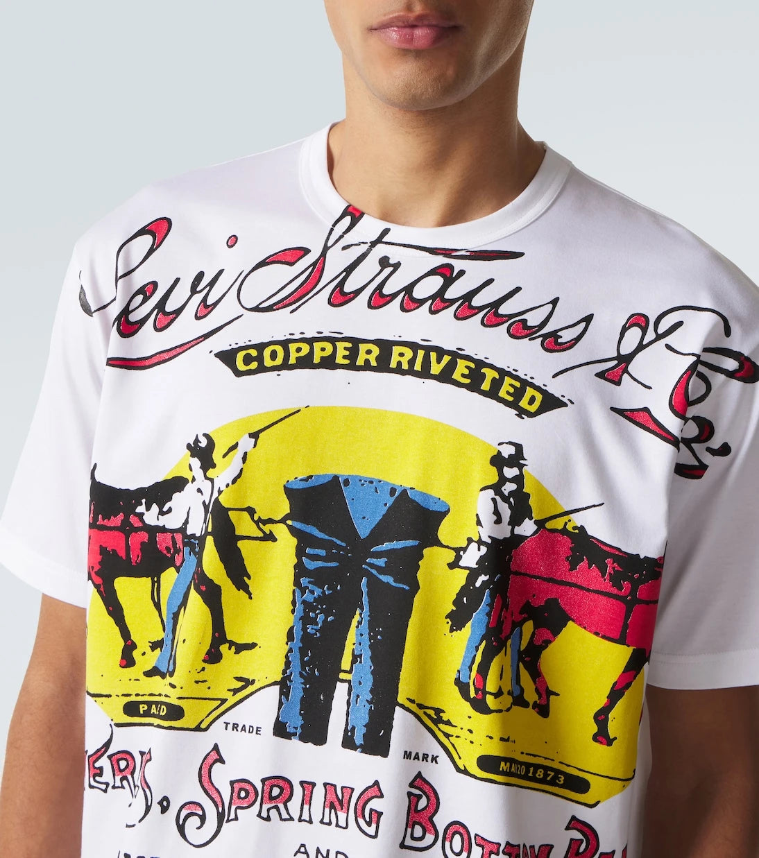 Junya Watanabe - x Levi's® printed cotton jersey T-shirt
