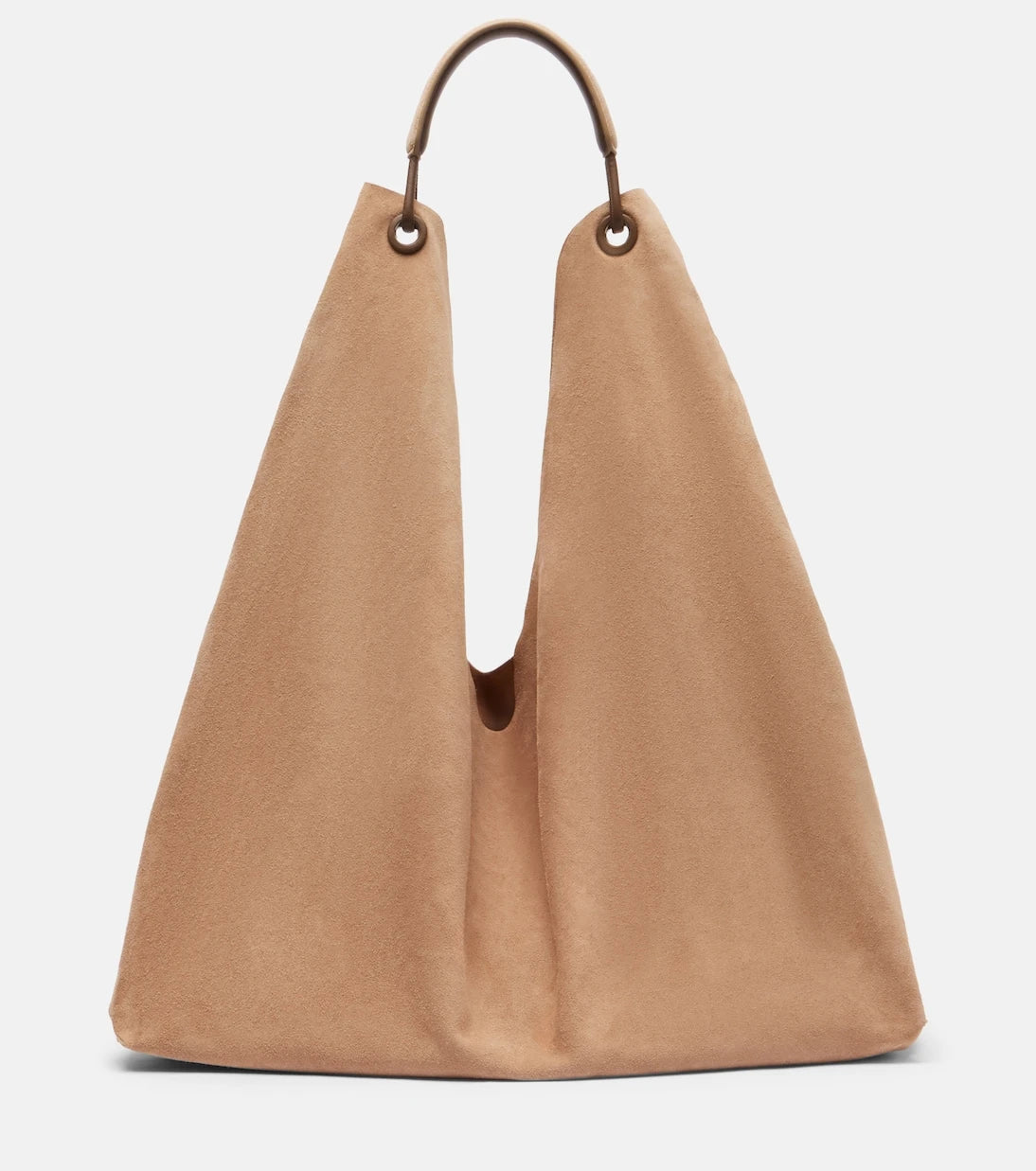 The Row - Bindle Three suede shoulder bag