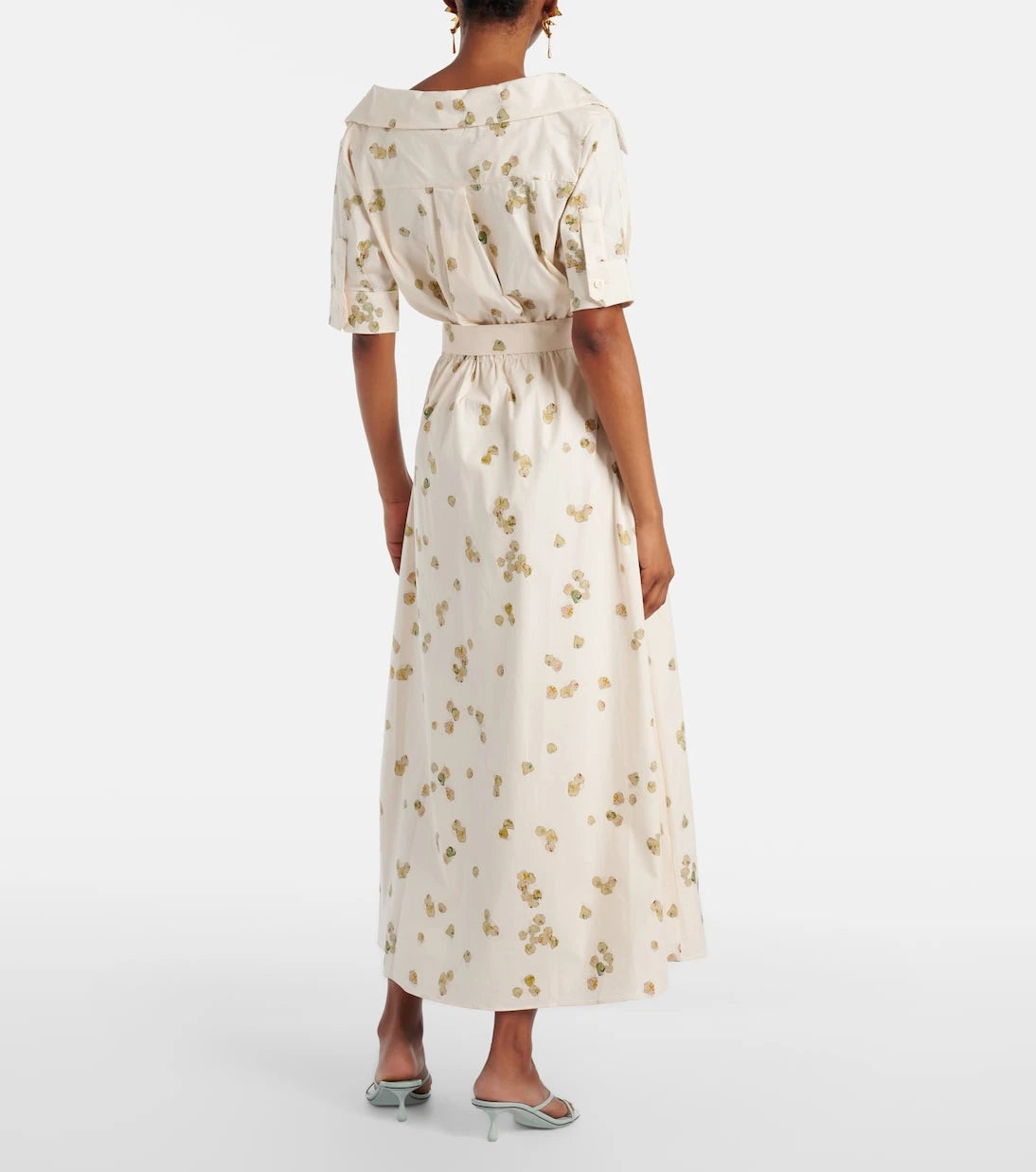 Altuzarra - Lydia floral cotton-blend wrap dress