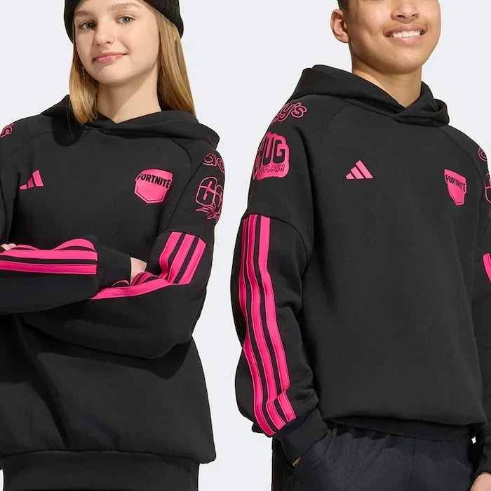 adidas суичър с качулка за деца с памук FORTNITE