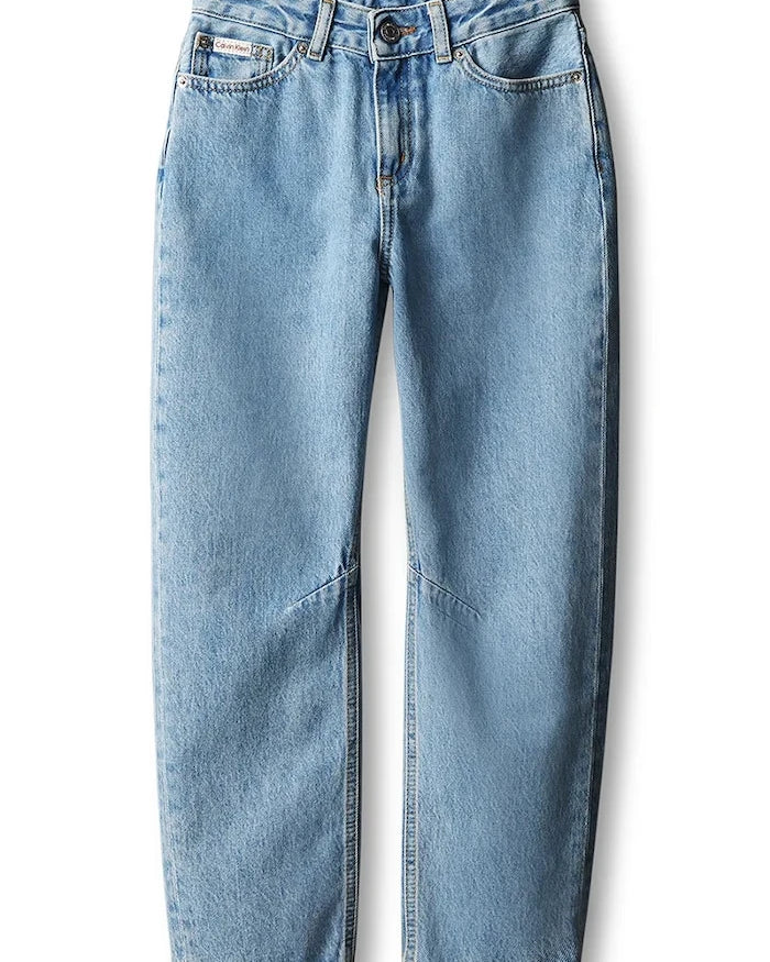 Calvin Klein Jeans kız çocuk straight barrel leg jean