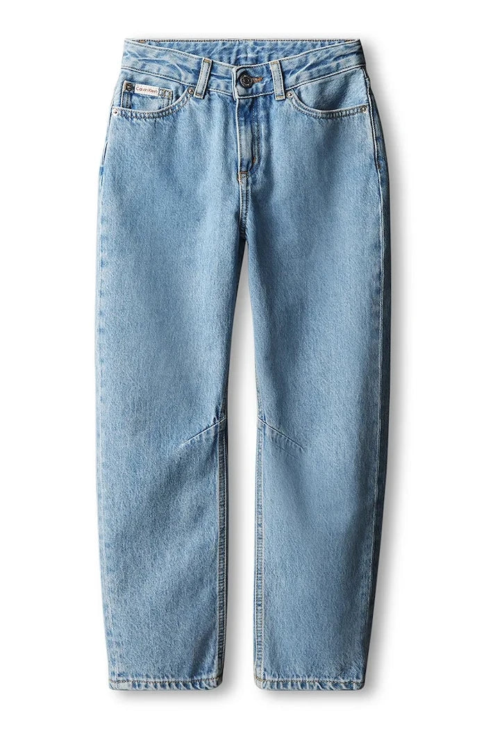 Calvin Klein Jeans kız çocuk straight barrel leg jean
