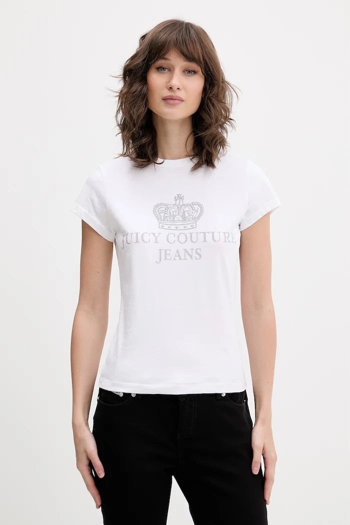 Juicy Couture тениска дамска от памук HERITAGE HILTON