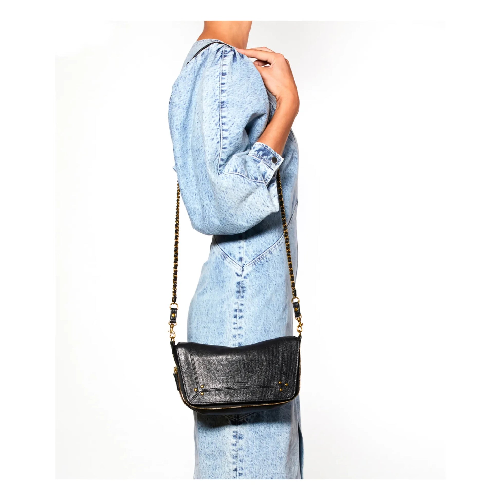 Jérôme Dreyfuss - Bobi Goatskin Leather Handbag - S | Black