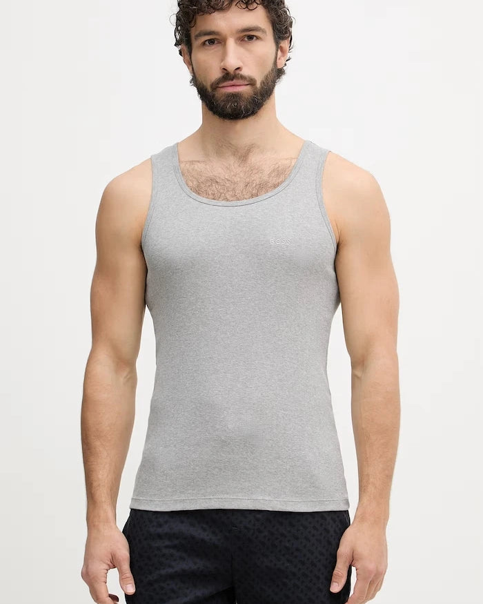 BOSS Erkek Pamuklu Atlet TankTop3P RibClassic 3'lü