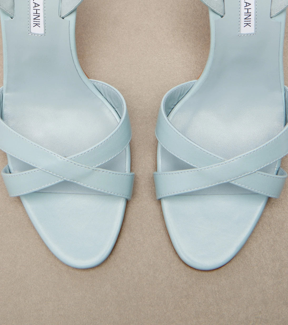 Manolo Blahnik - Callasli leather slingback sandals