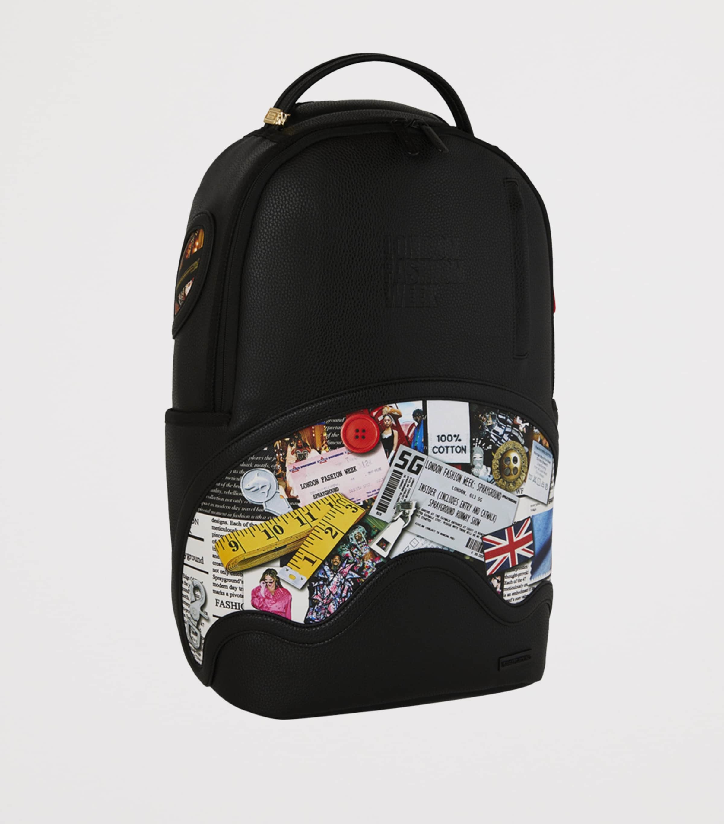 Sprayground x London Fashion Week Moodboard Montage Backpack