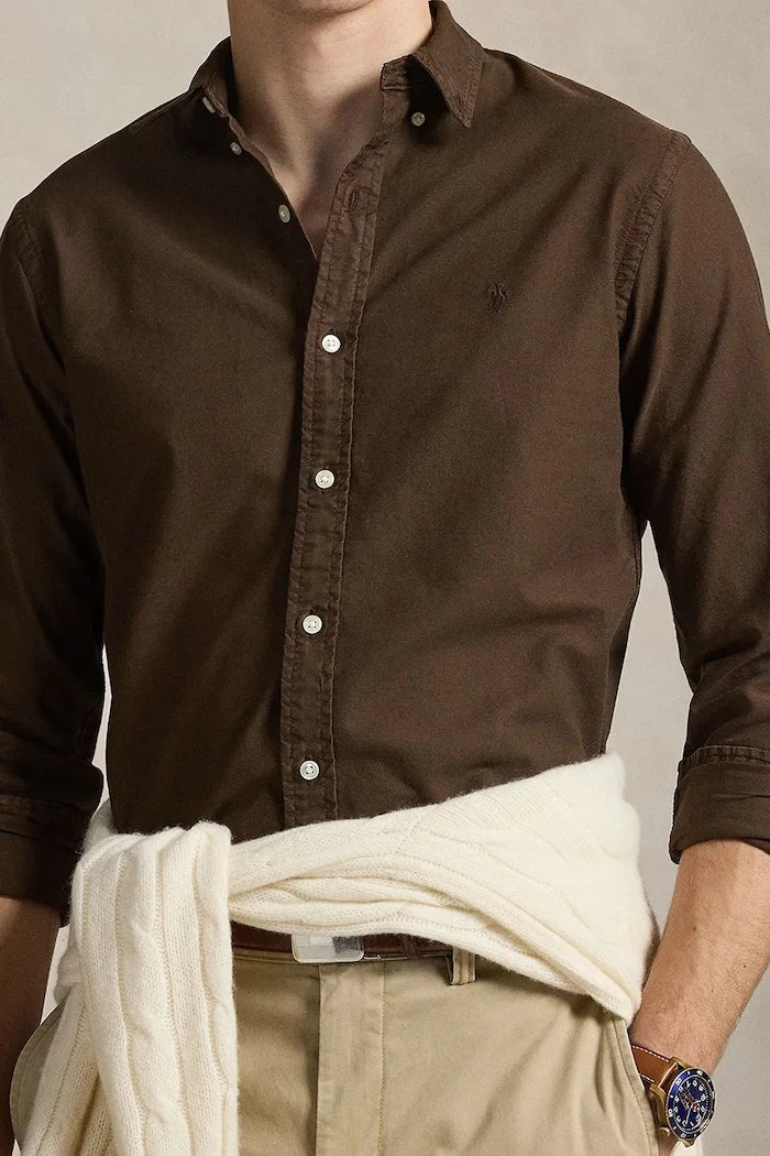 Polo Ralph Lauren риза мъжка от памук