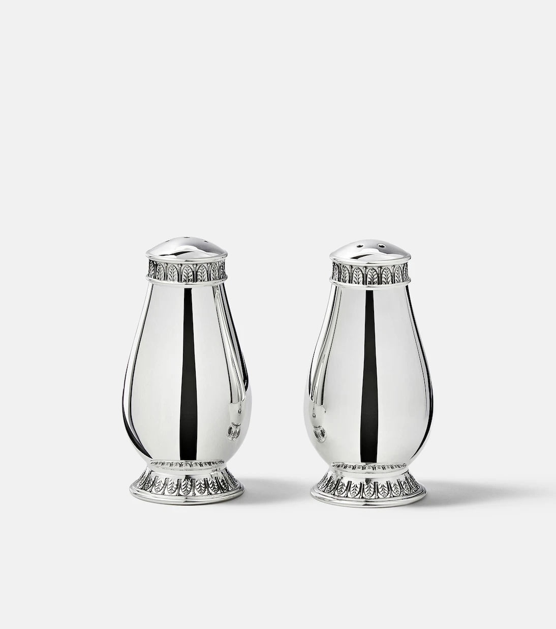 Christofle - Malmaison silver-plated salt and pepper shakers