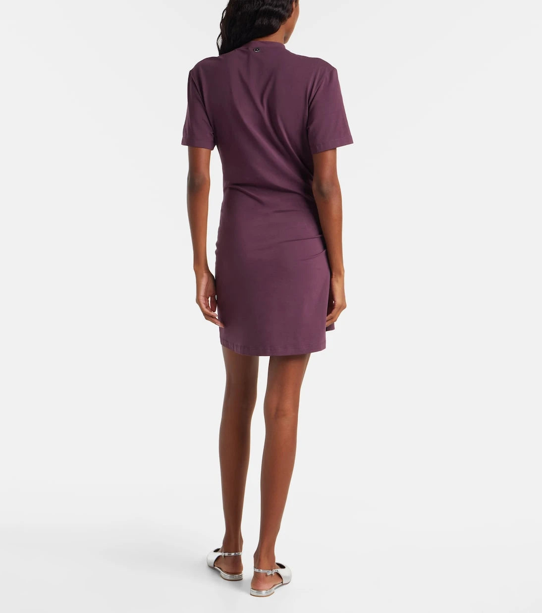 Rabanne - Cutout cotton-blend jersey minidress