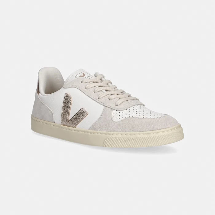 Детски кожени маратонки Veja Small V-10 Laces